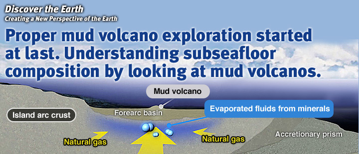 Discover the Earth：Proper mud volcano exploration started at last Understanding subseafloor composition by looking at mud volcanos