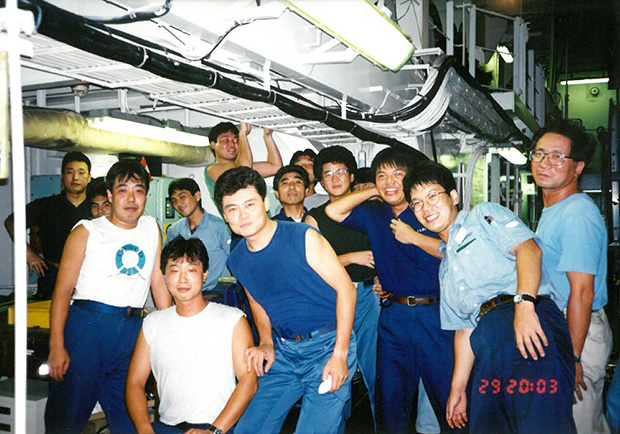 1995年の運航チーム