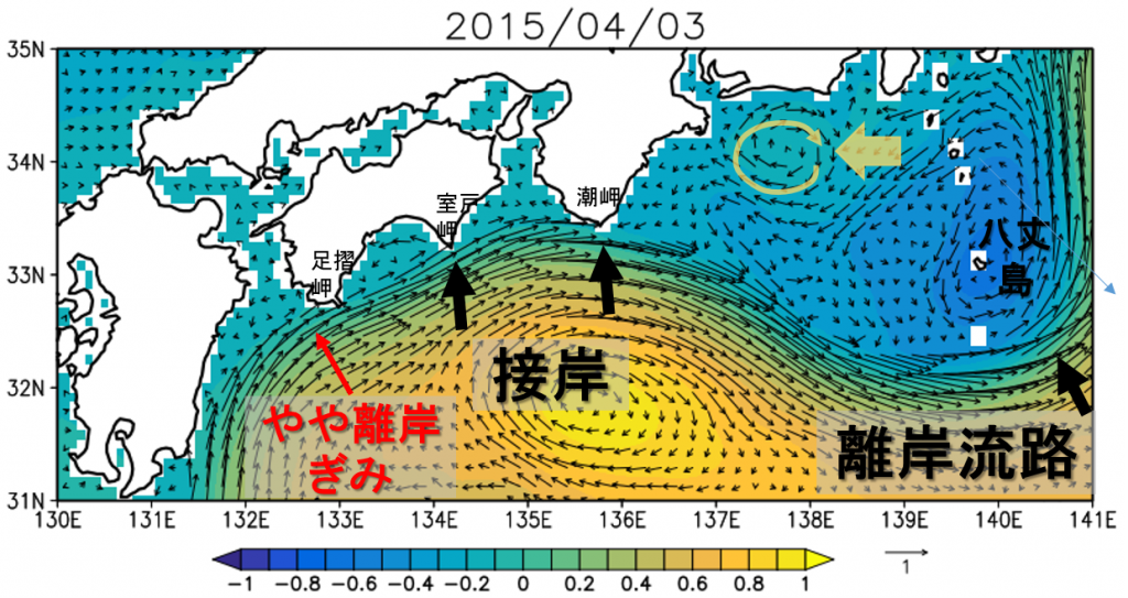 図2: 4月3日の予測値。