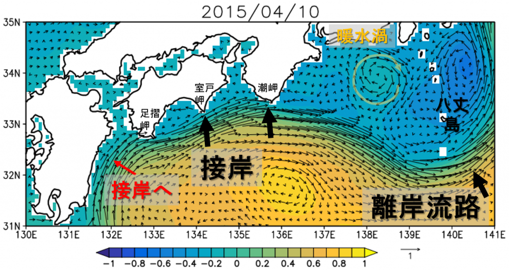 図2: 4月10日の予測値。