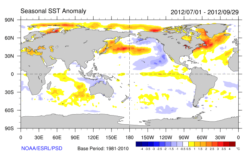 Global SST anomalies