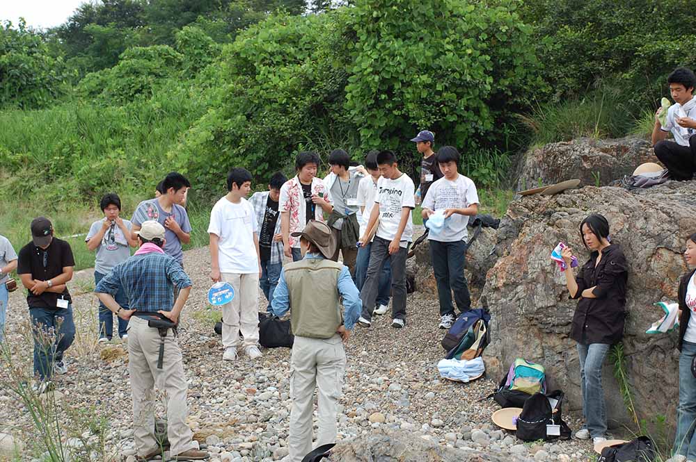 木曽川に到着