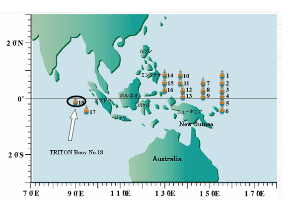  Deployed Location of TRITON Buoy No.4