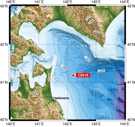 Figure 1: Study area of IODP Expedition 337