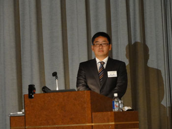 藤原義弘チームリーダーより、東日本大震災による三陸沖合生態系への影響などについて特別講演を行いました。