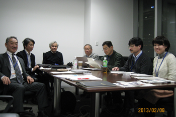 平成24年度第三回TEAMS機関代表者会議・幹事会の様子
