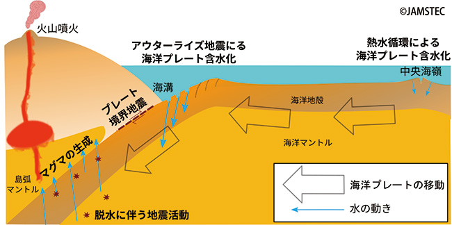 水輸送のイメージ