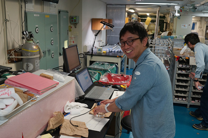 写真14 熱伝導率測定