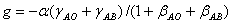 g=-At@iK}ao+K}ab)/(1+x[^ao+x[^ab)