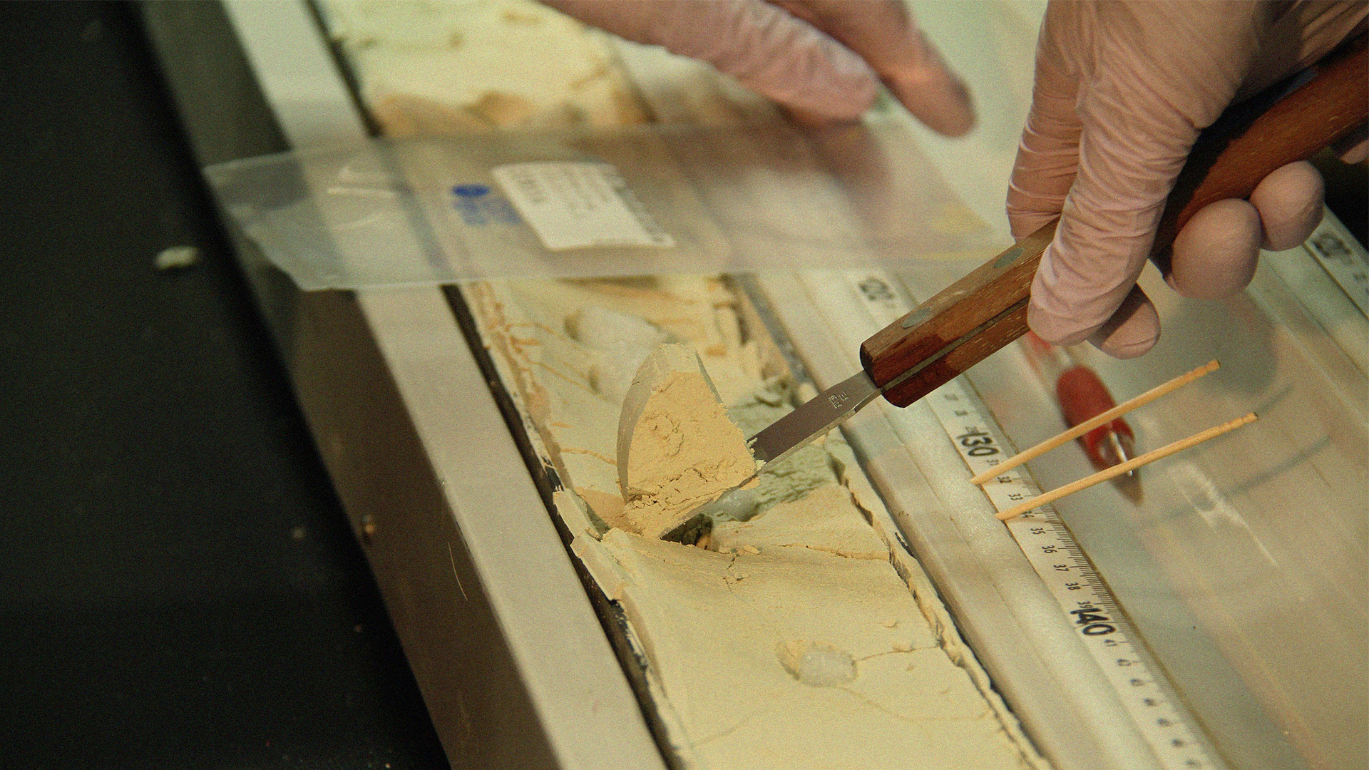 サンプリングの様子