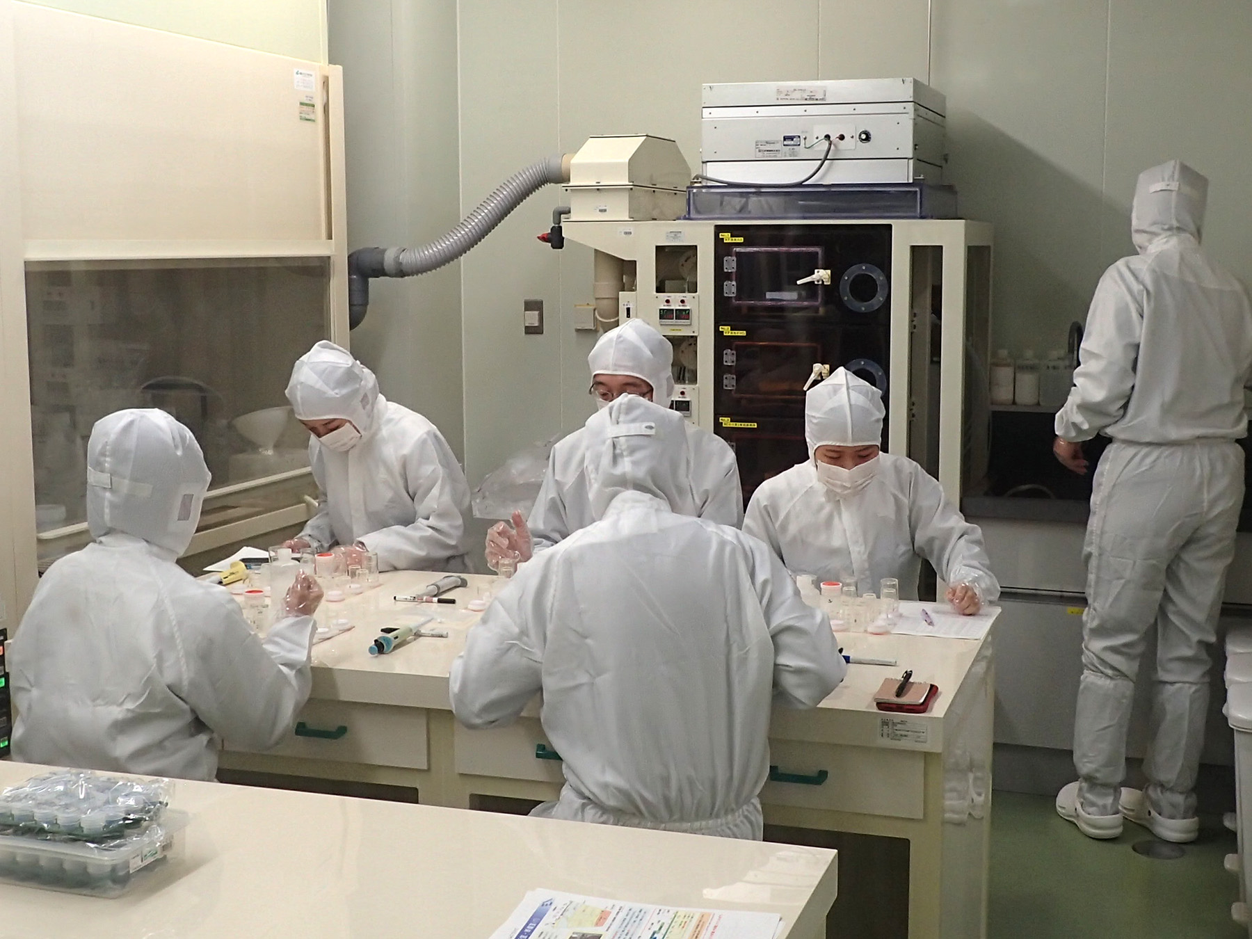 イオン交換による分離の様子