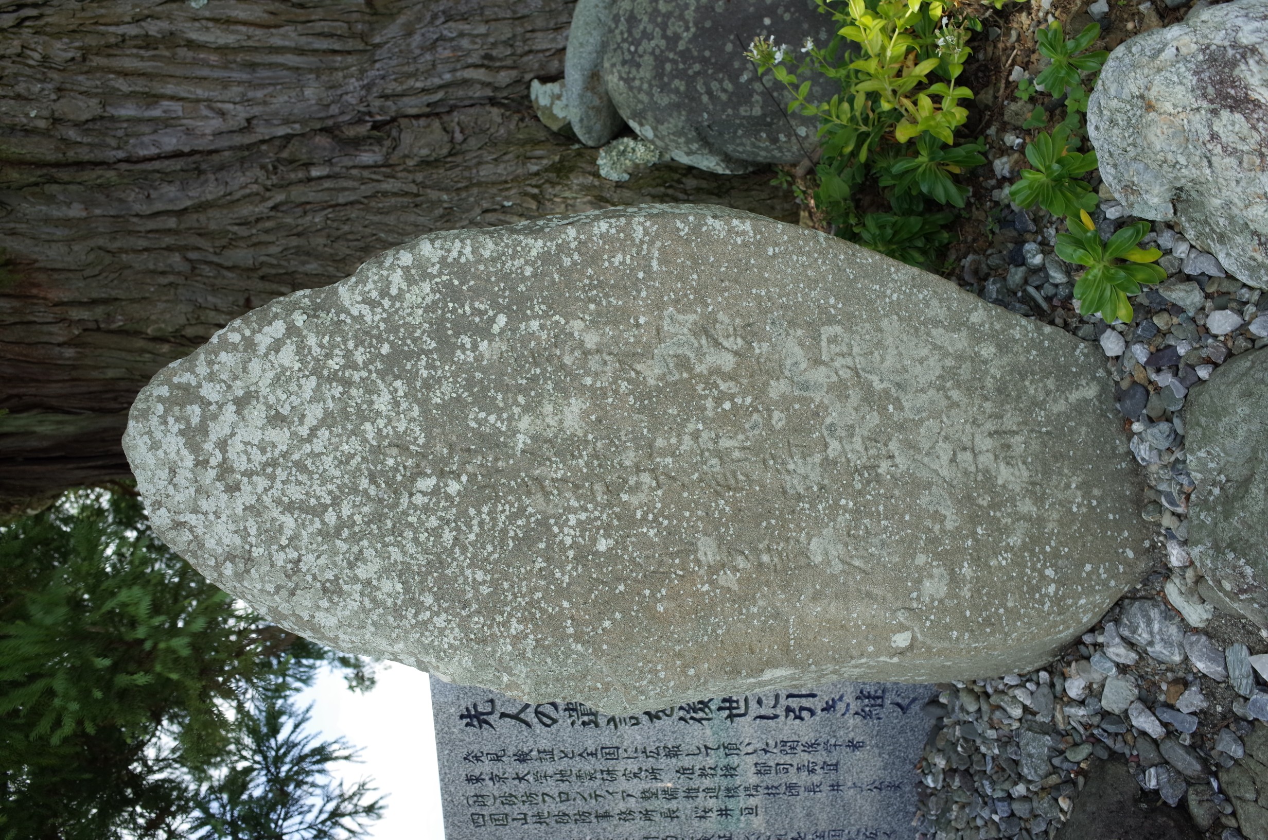 越知町柴尾の石碑 サムネイル