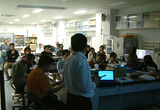 J-DESC主催のコアスクールで講義をするIODPキュレーター