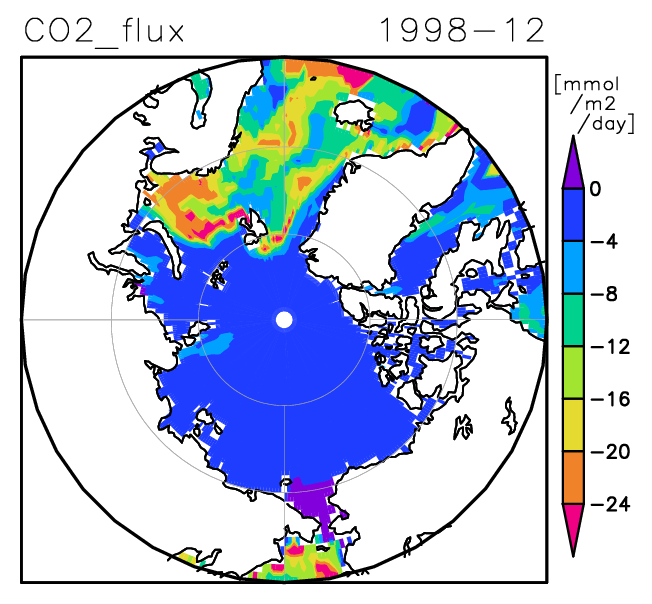 CO2 flux 1998-12
