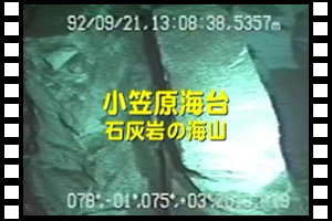 小笠原海台での潜航の様子