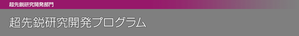 超先鋭研究開発プログラム