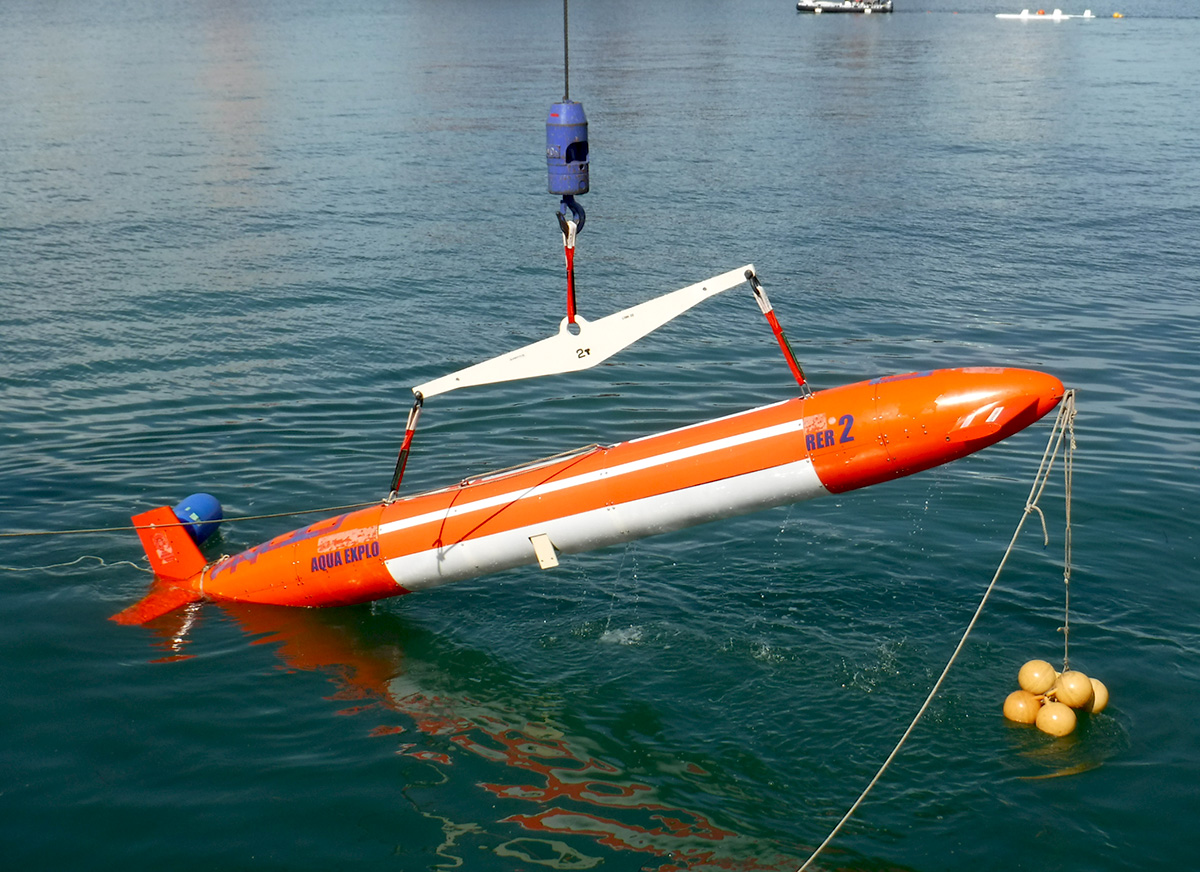 AE-Z autonomous underwater vehicle (Institute of Industrial Science, The University of Tokyo)