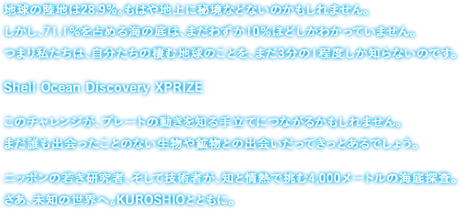 地球の陸地は28.9%。